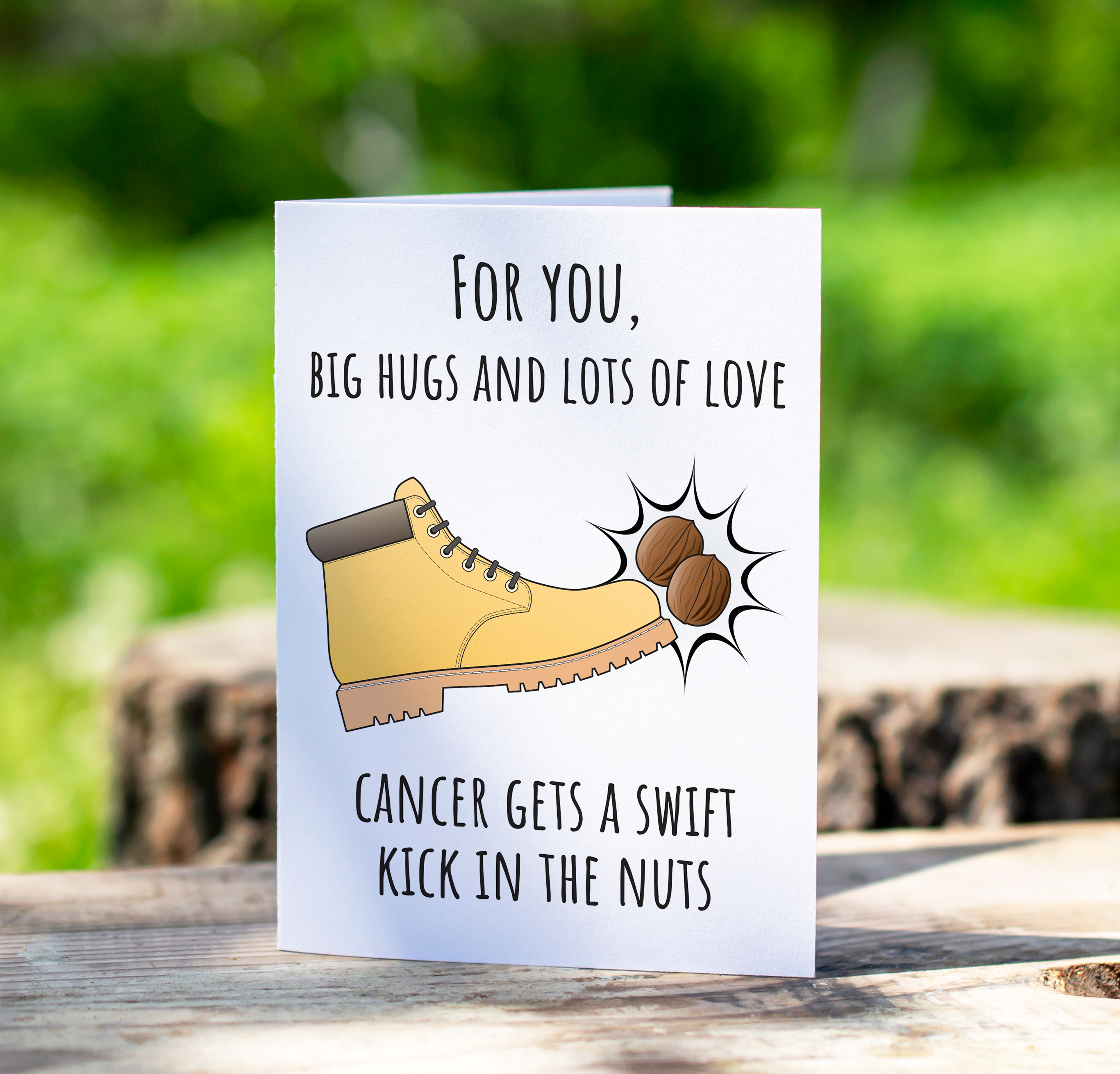 Cancer Card • Kick In the Nuts