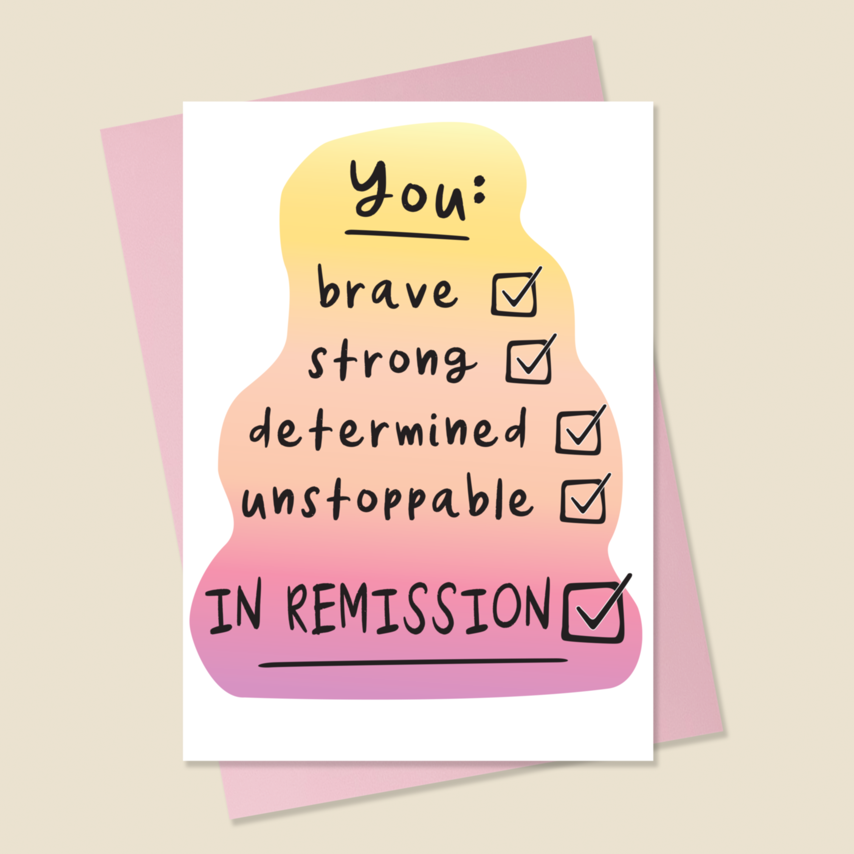Cancer Remission Card