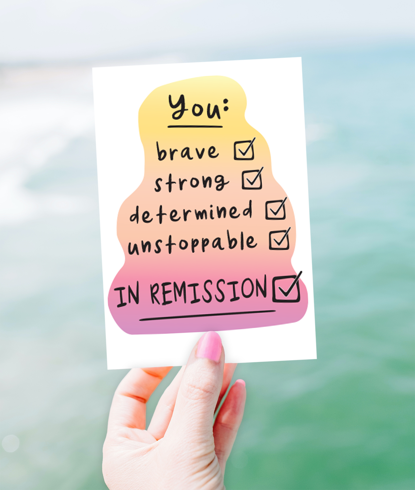 Cancer Remission Card • In Remission