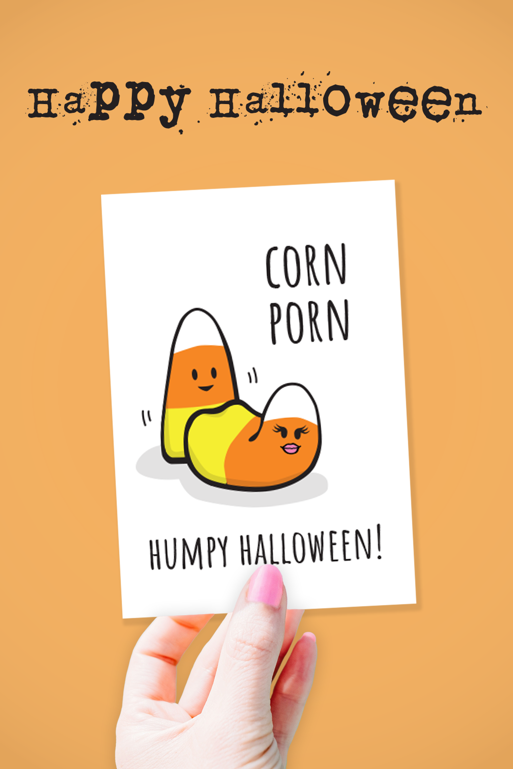 Halloween Card • Corn Porn