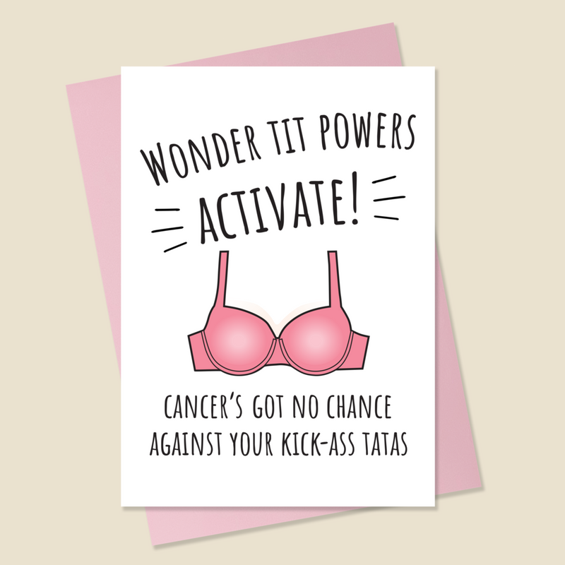 Funny Breast Cancer Card