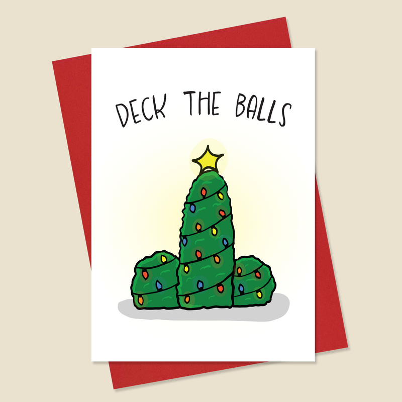 Deck the Halls Christmas Card