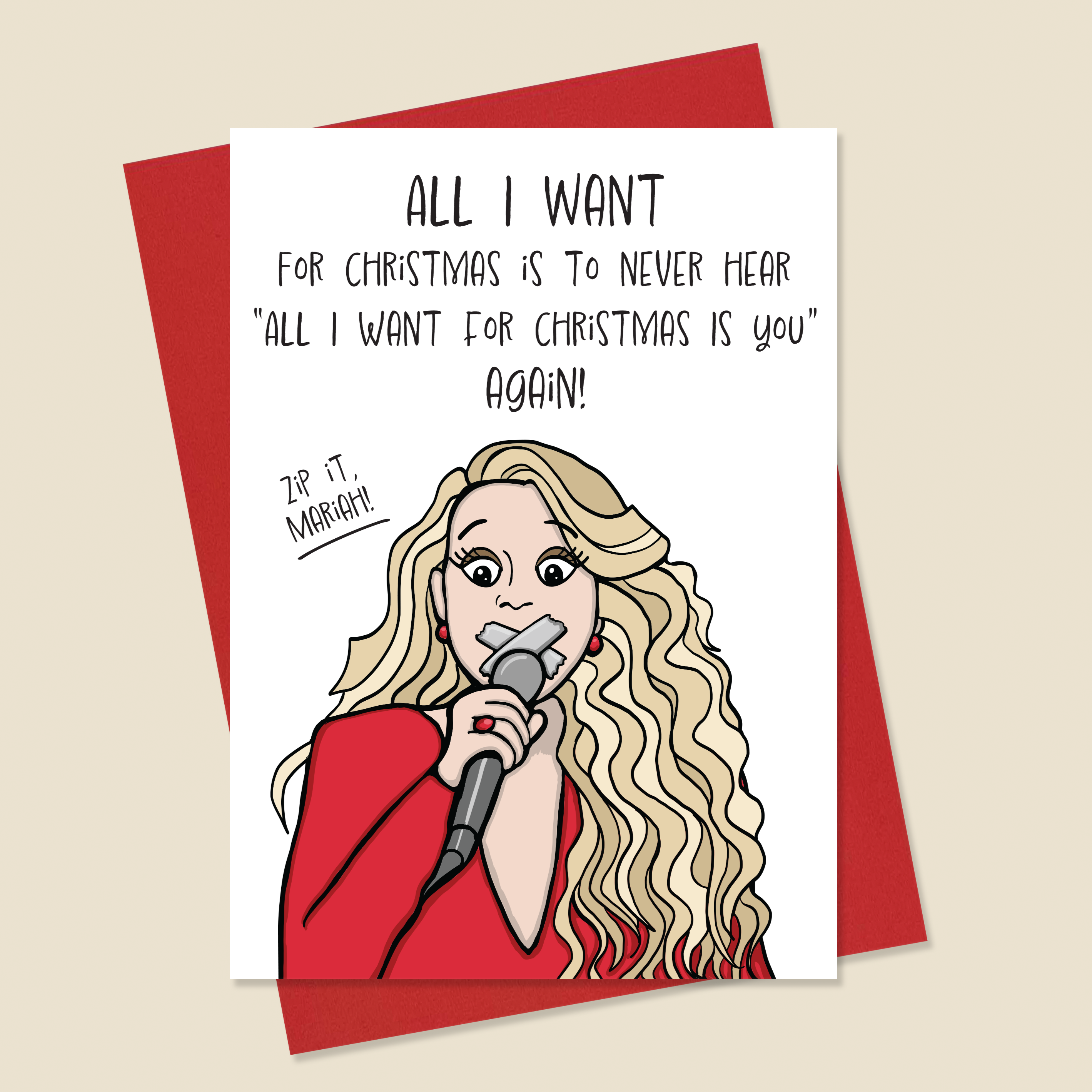 All I Want For Christmas Card