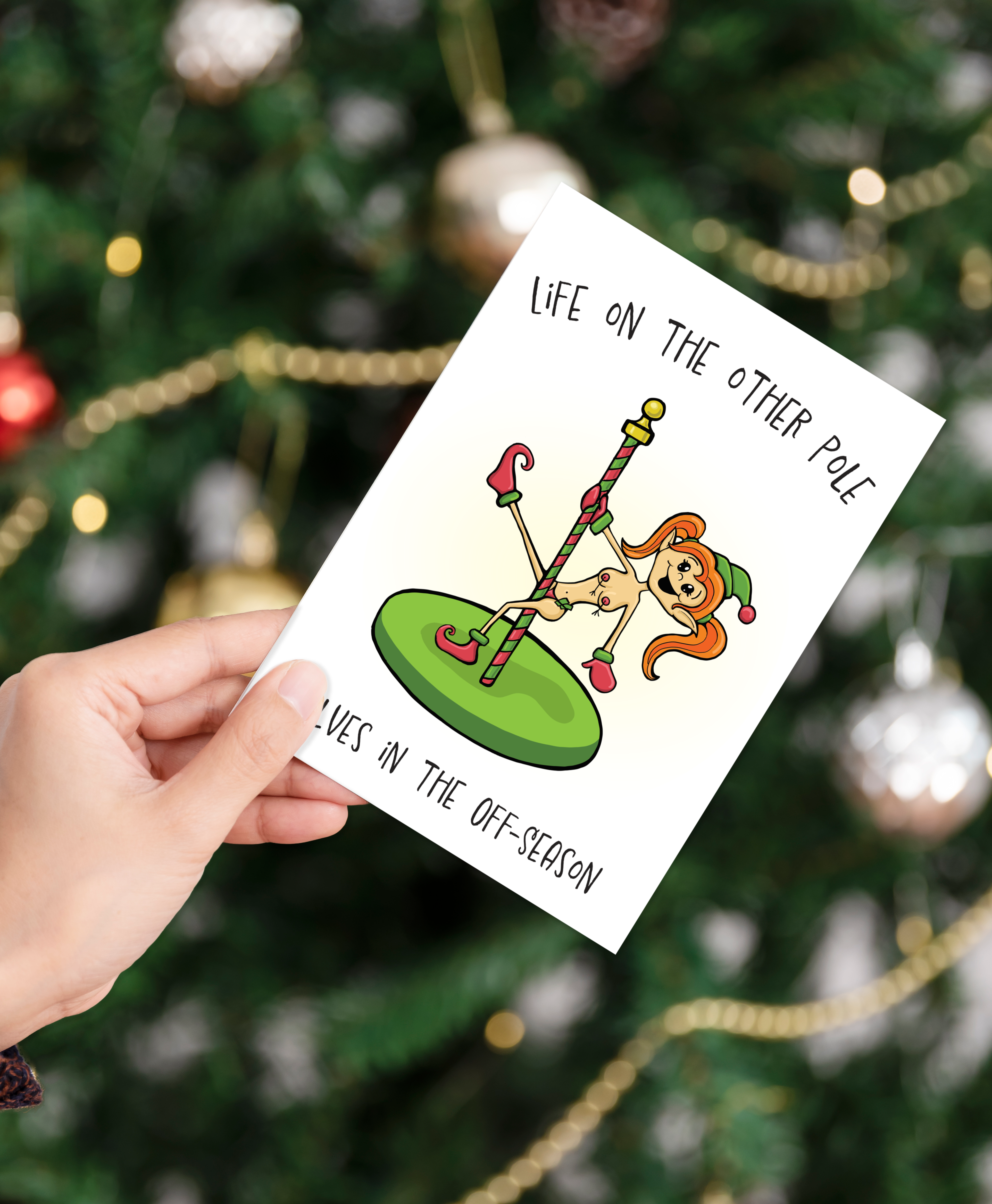 Christmas, Holiday Card • Life On The Pole