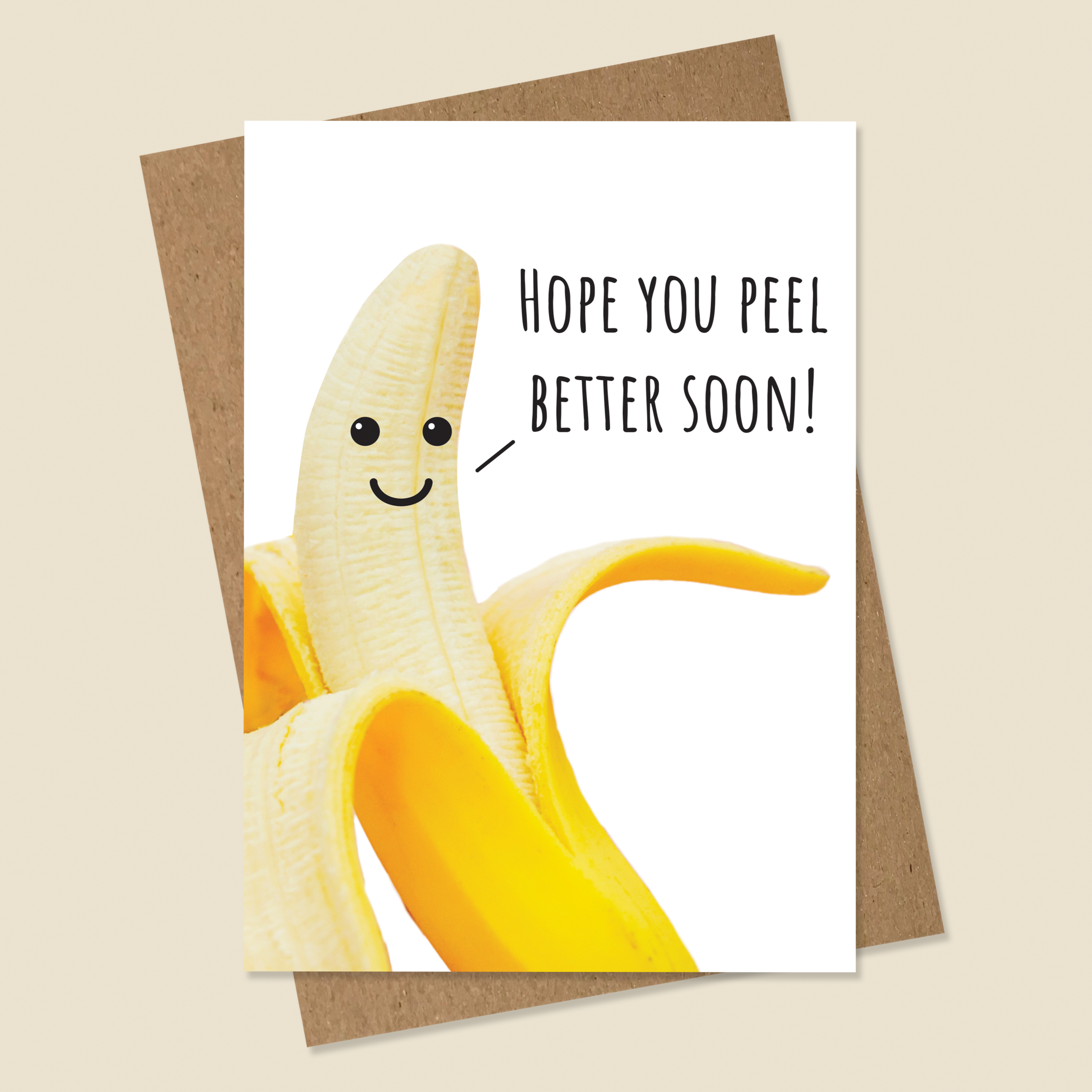 Banana Get Well Card