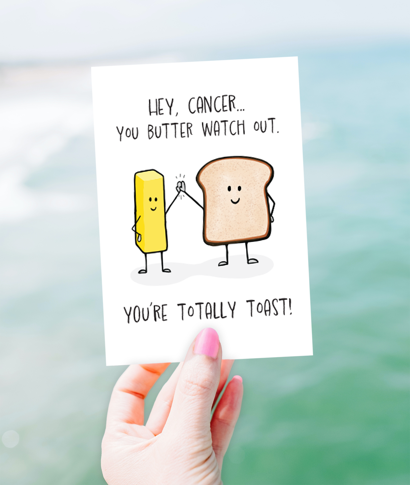 Cancer Card • Butter Watch Out