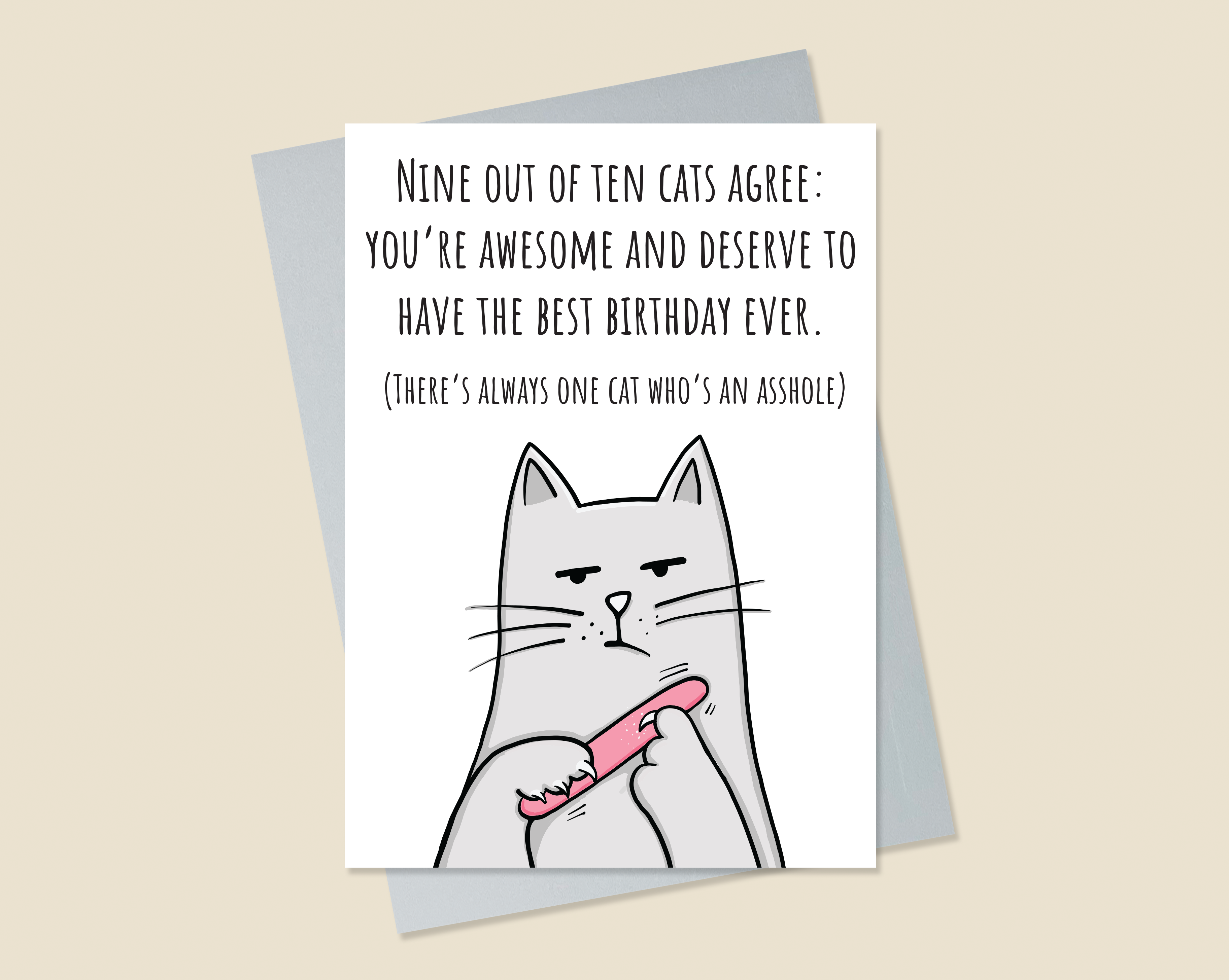 Birthday Card • Cattitude
