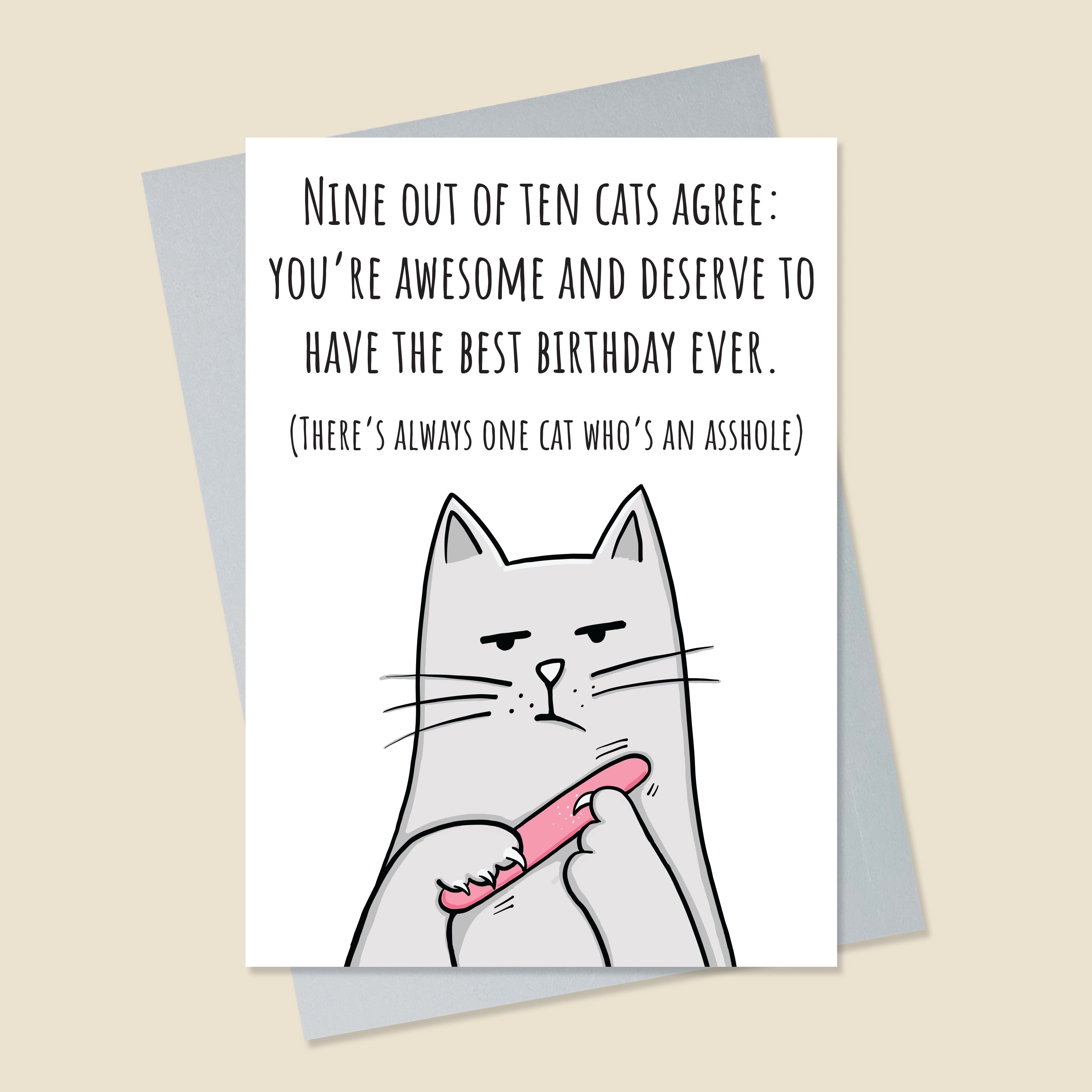 Birthday Card • Cattitude