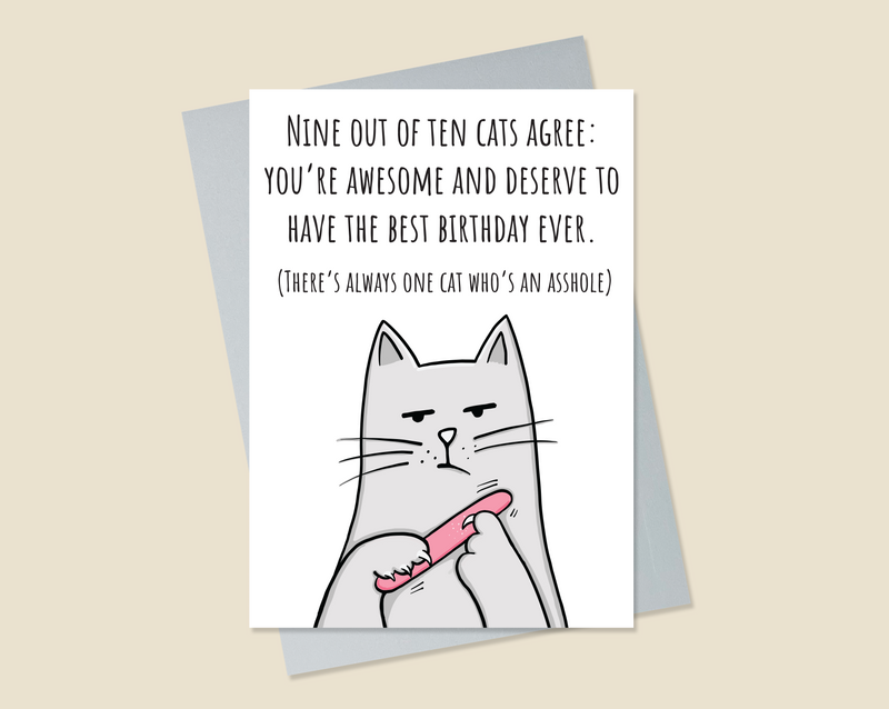 Birthday Card • Cattitude