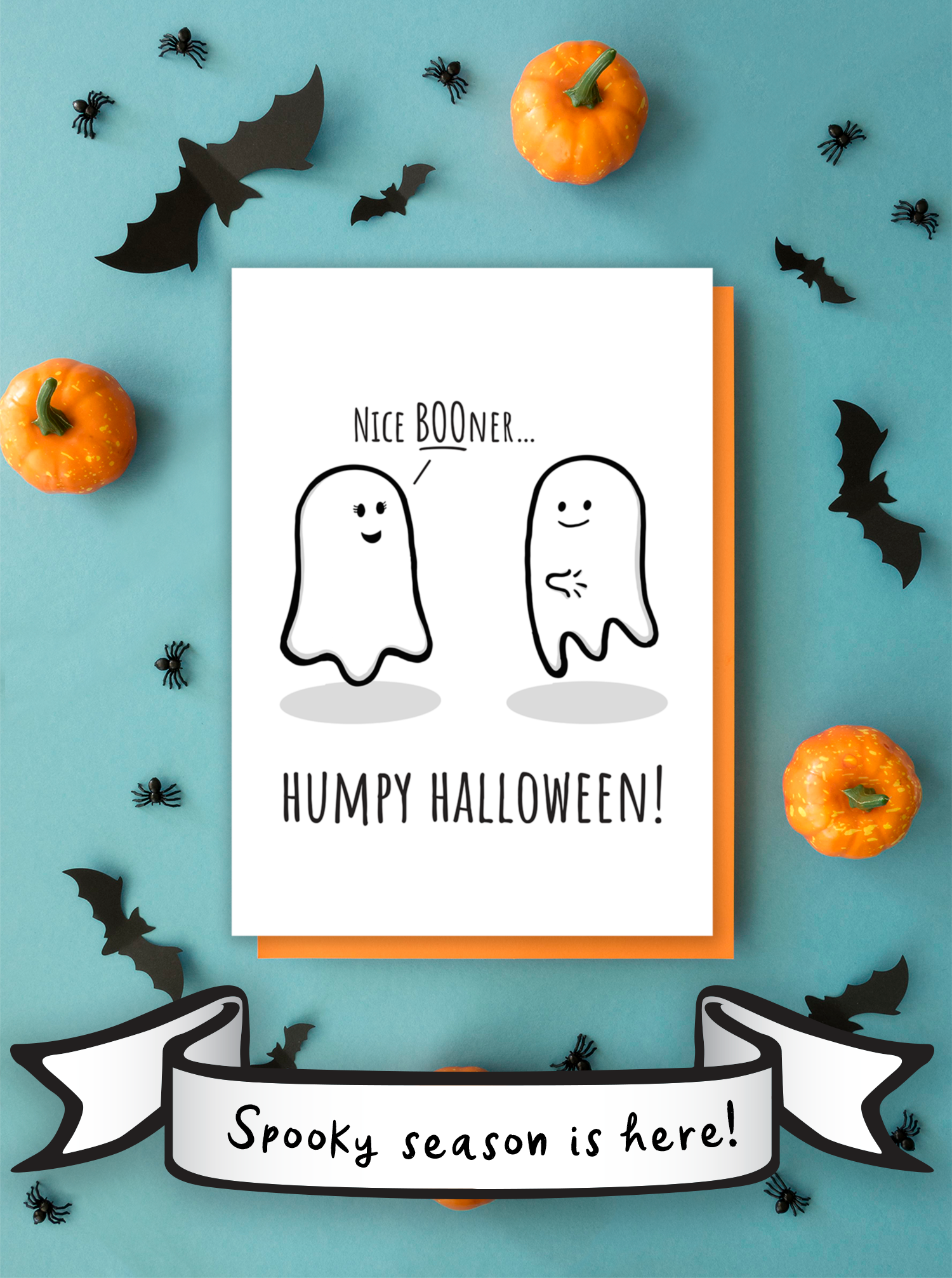 Halloween Card • Nice Booner