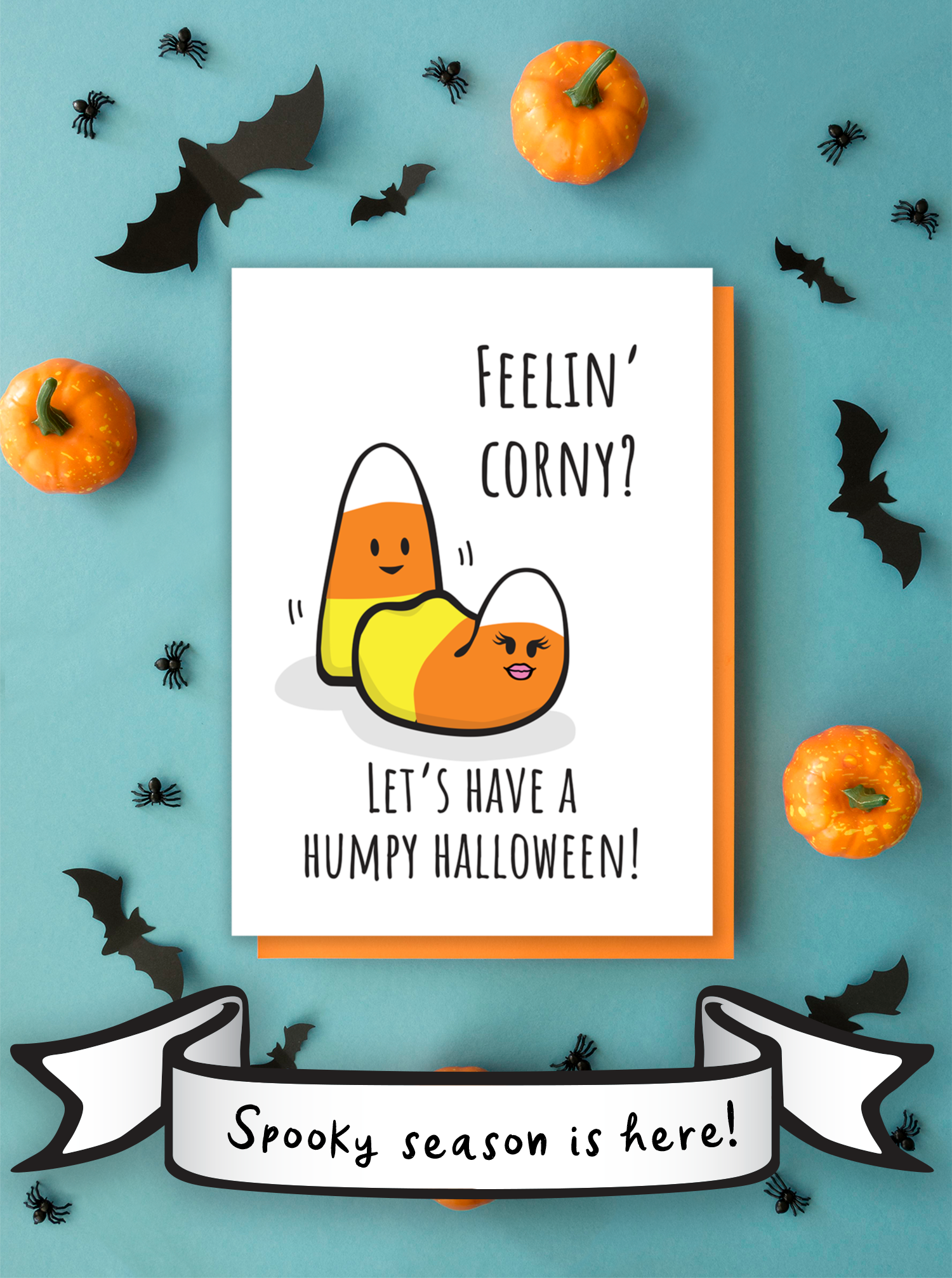 Halloween Card • Feeling' Corny
