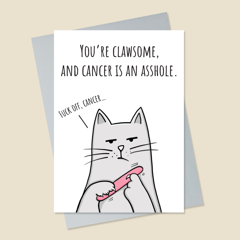 Cat Cancer Card