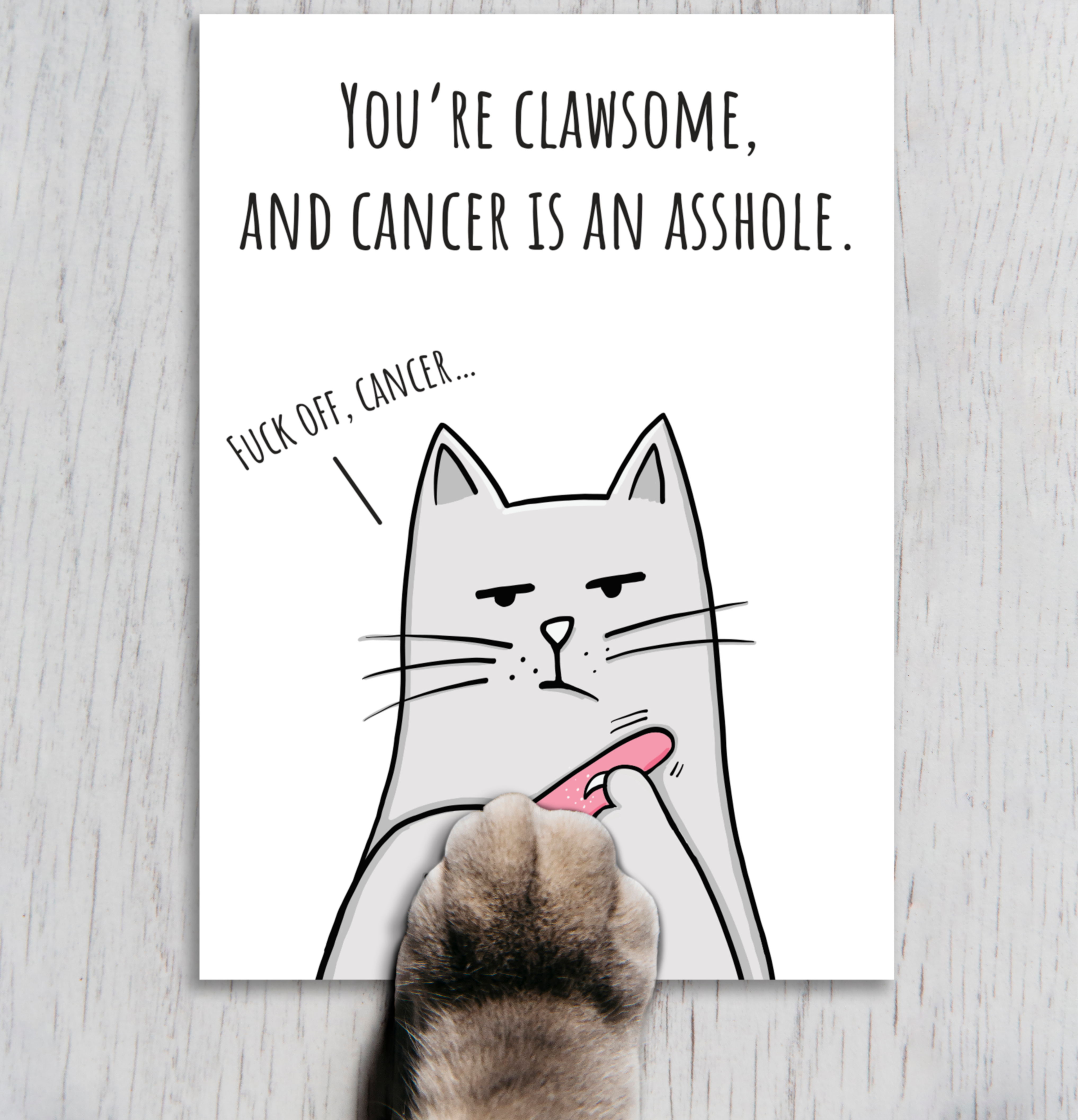 Cancer Card • Cattitude