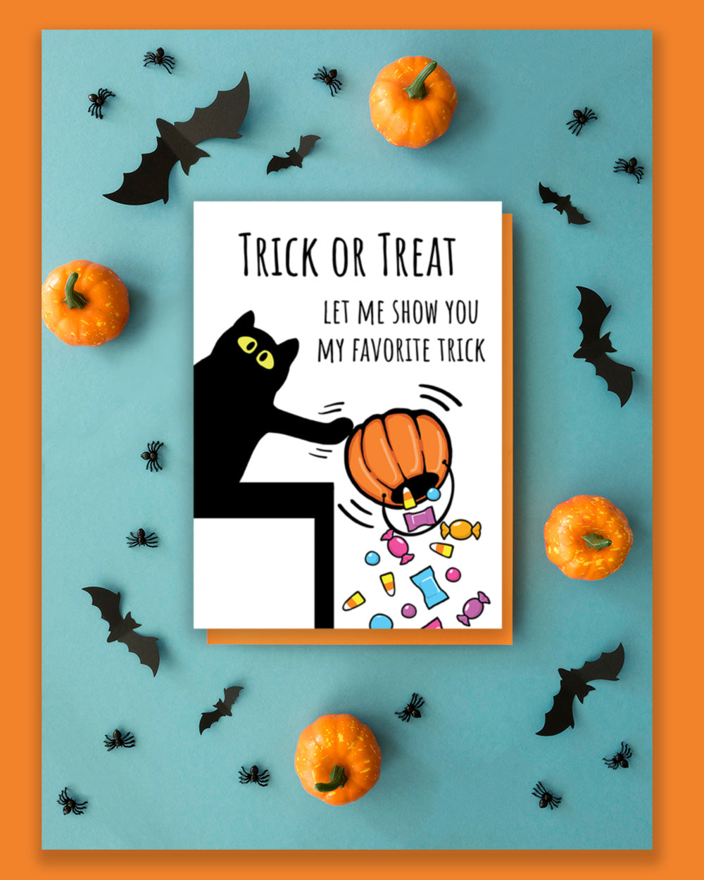 Halloween Card • Cat Trick or Treat