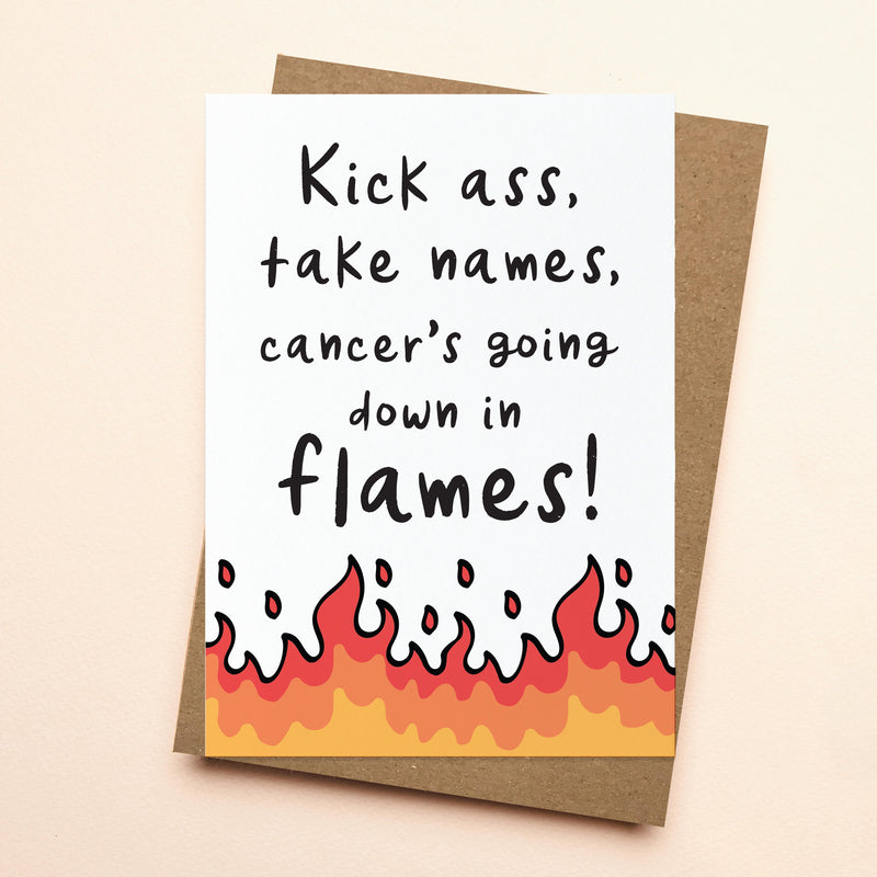 Kick Ass Cancer Card