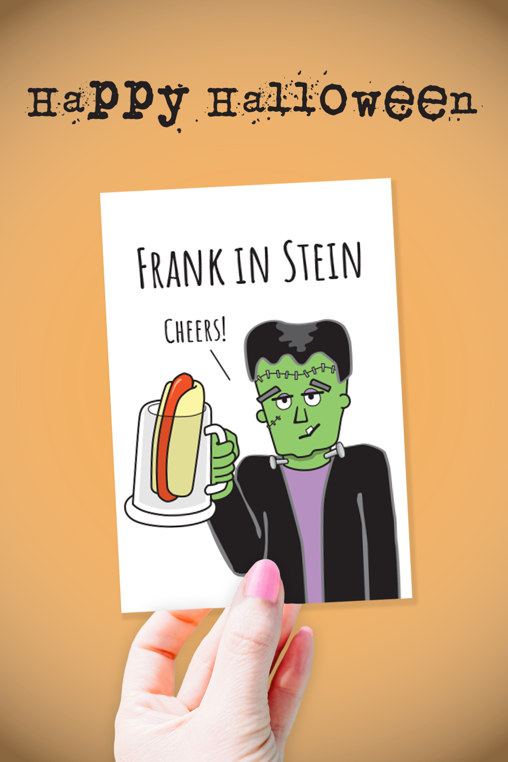 Halloween Card • Frankenstein