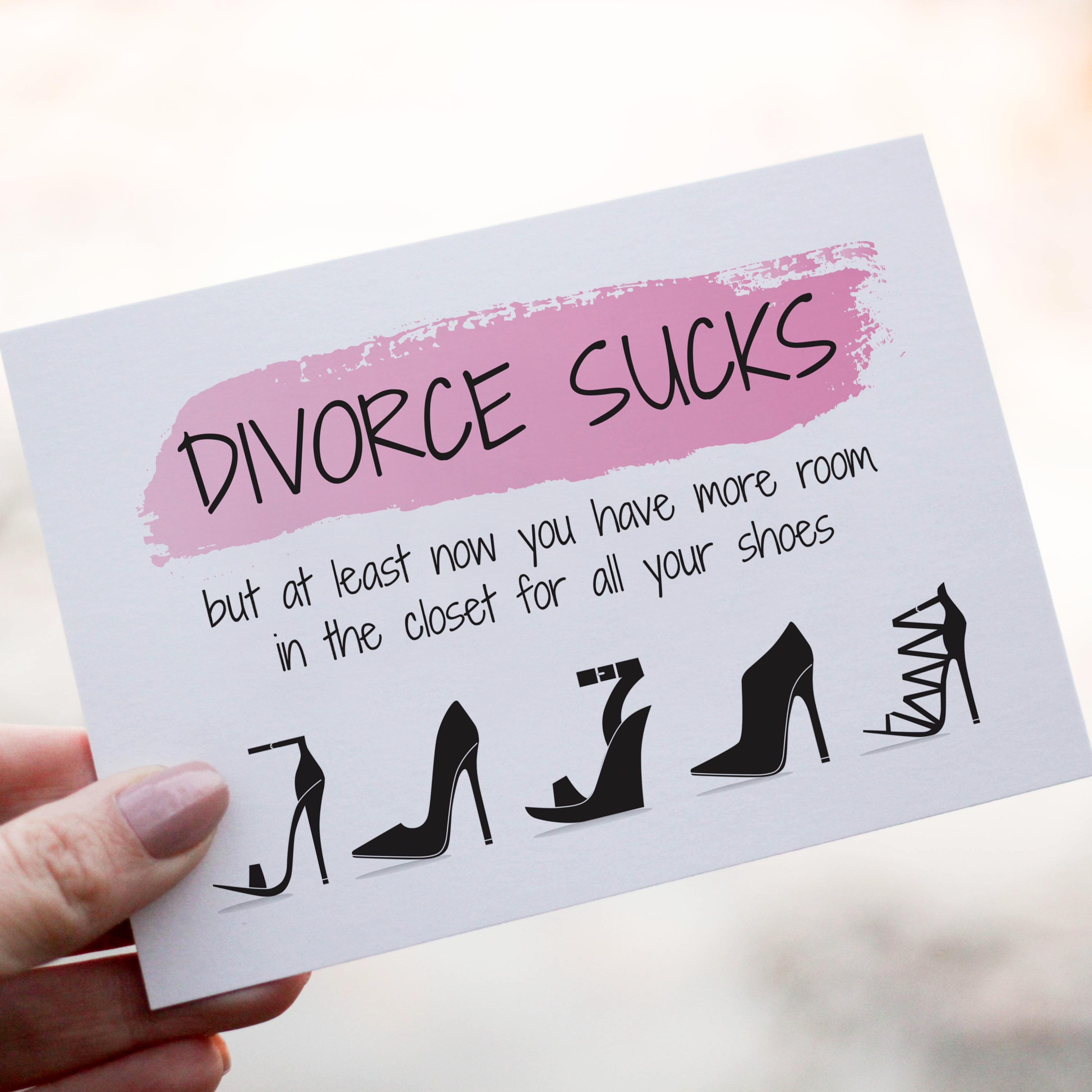Divorce Sucks Card