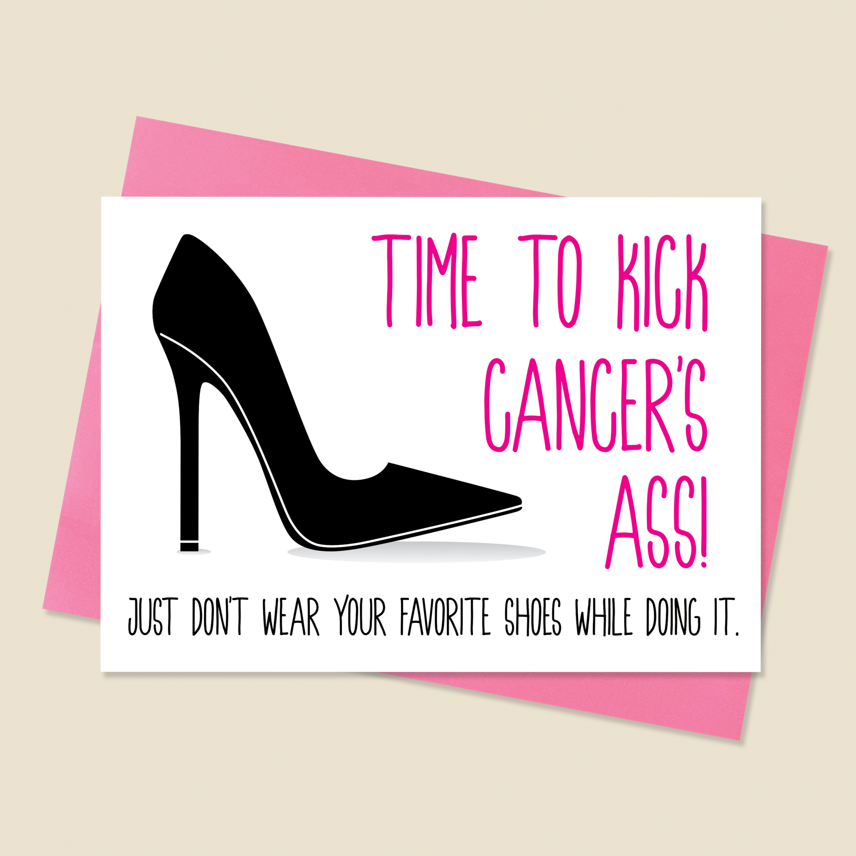Shoe Cancer Card