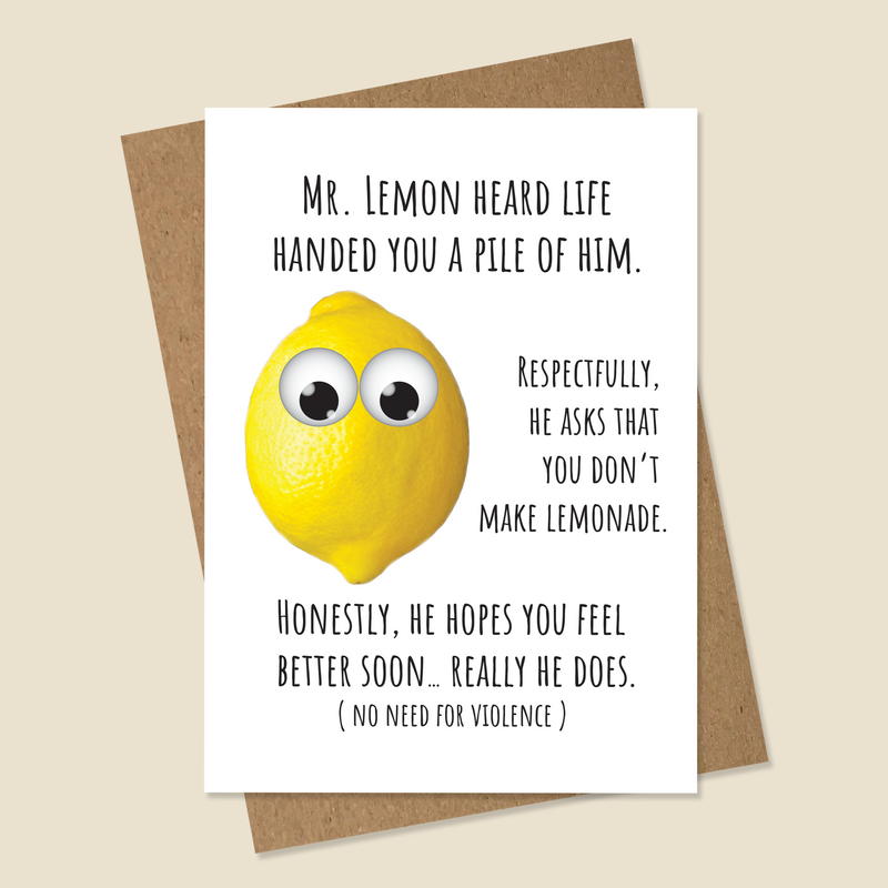 Funny Get Well Card