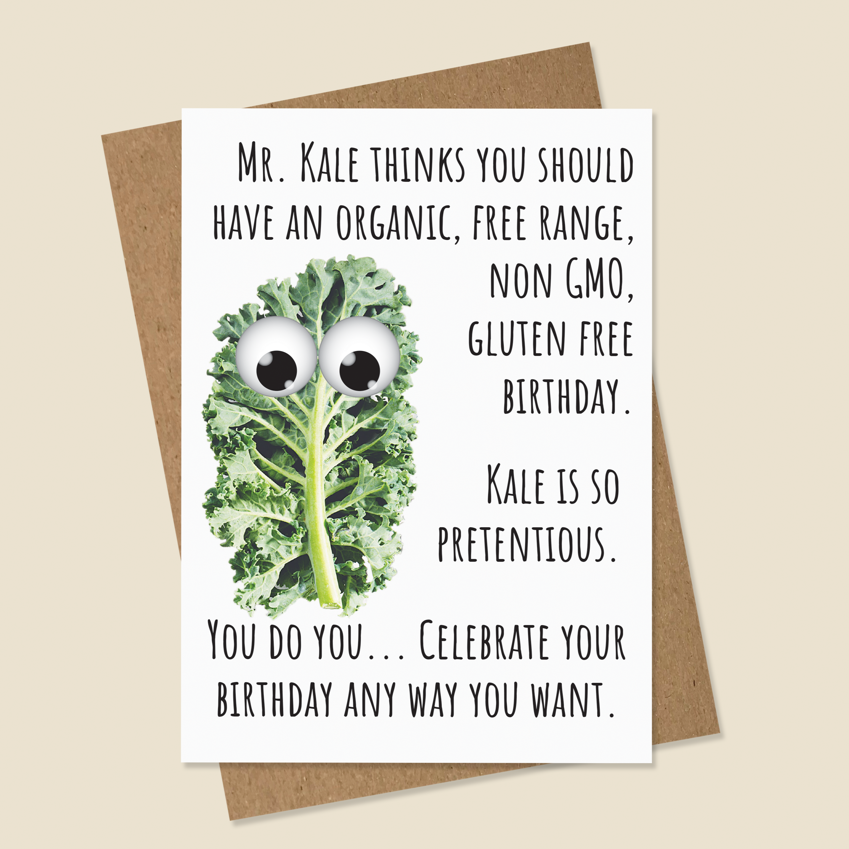 Kale Birthday Card