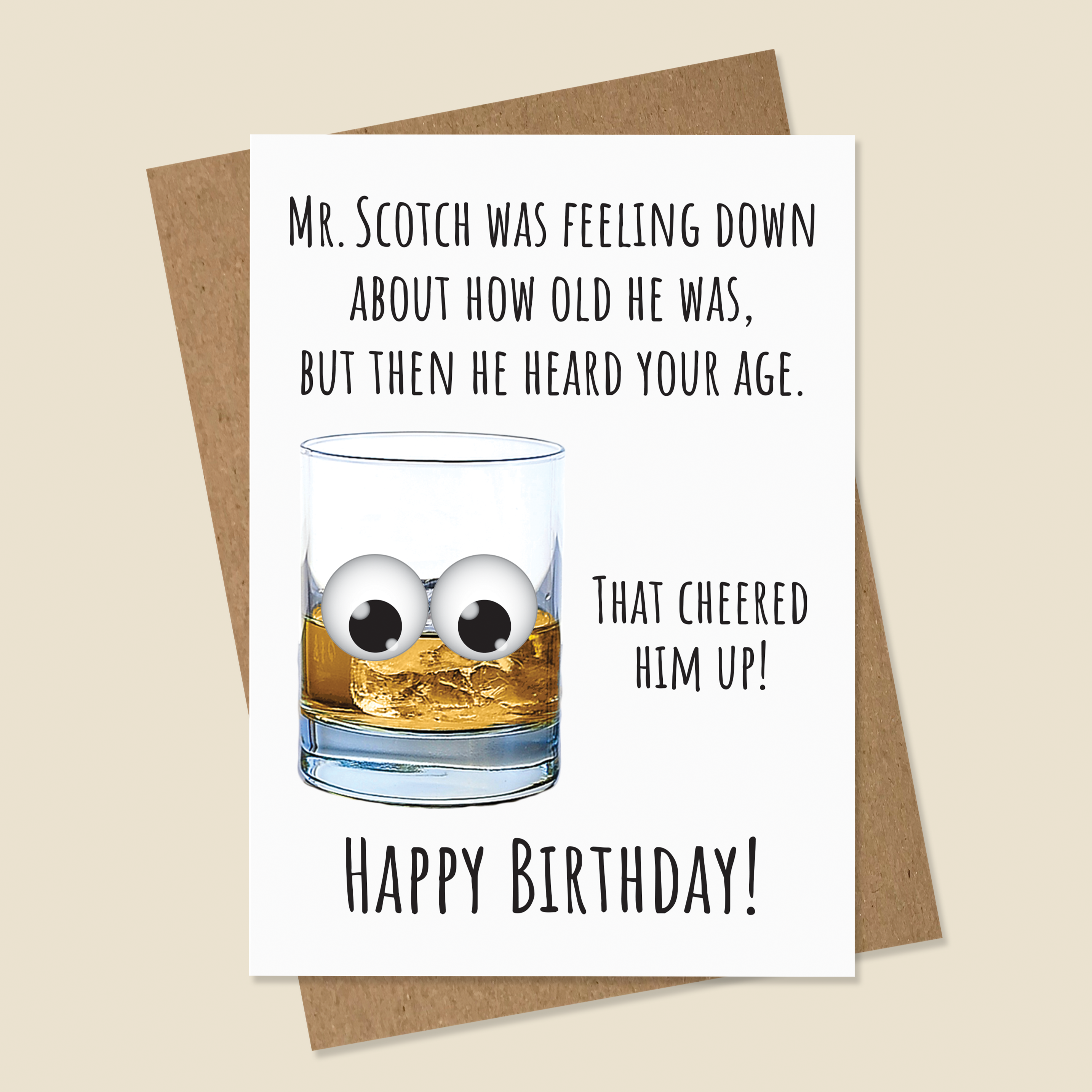 Scotch Birthday Card