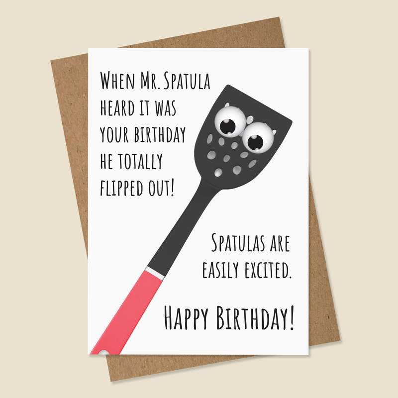 Spatula Birthday Card