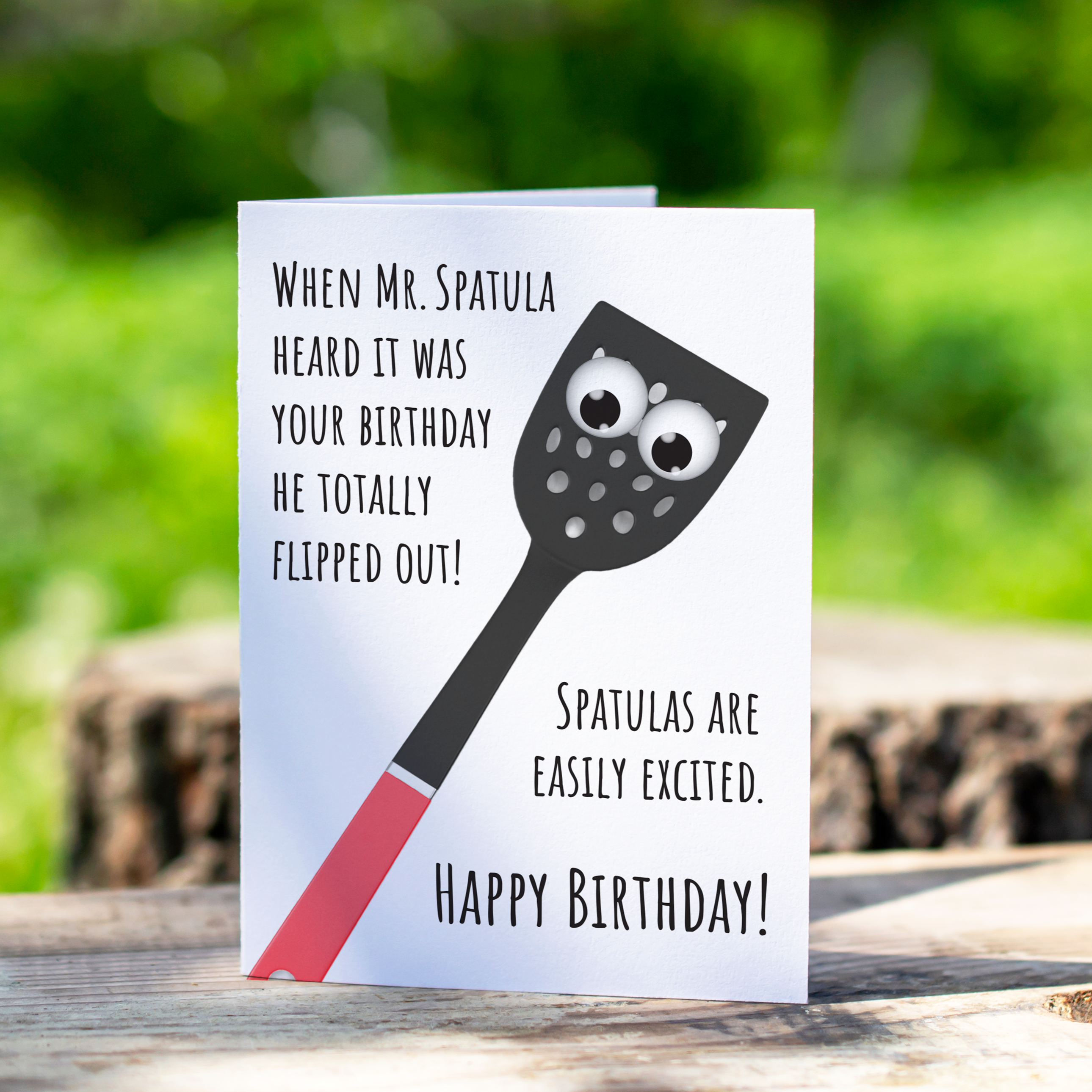 Spatula Birthday Card