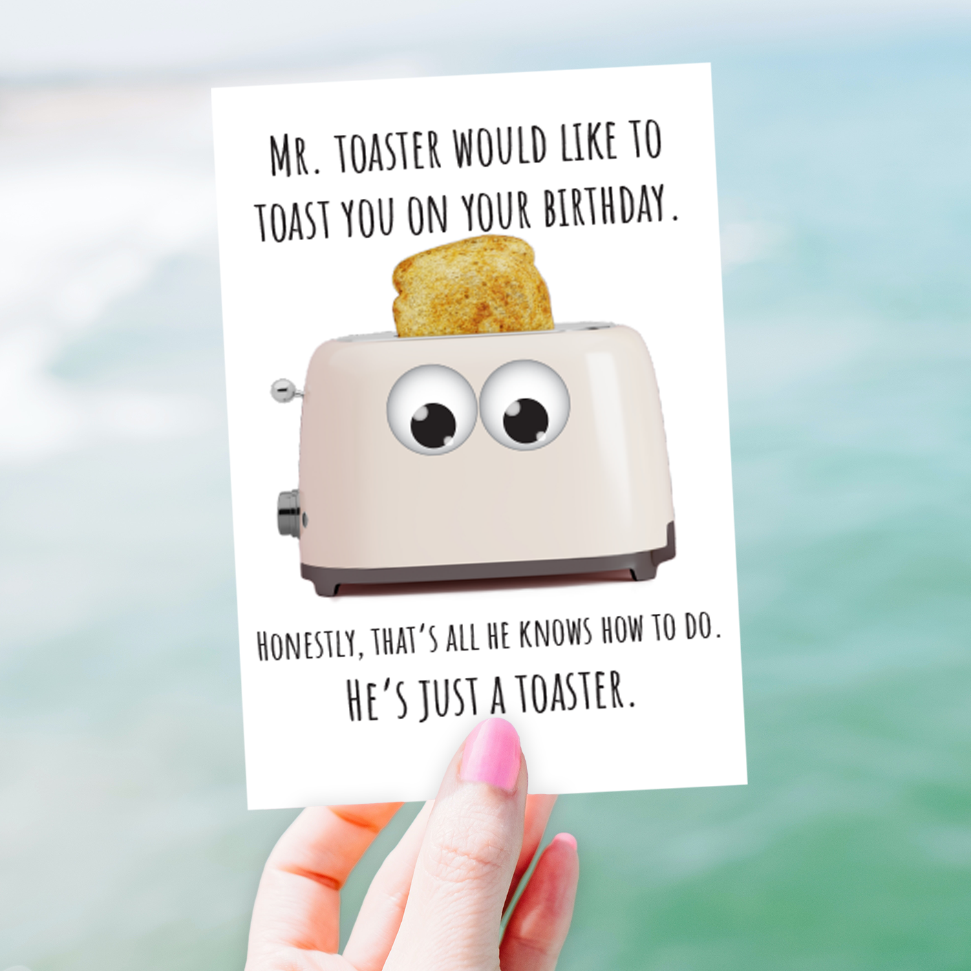 Toaster Birthday Card