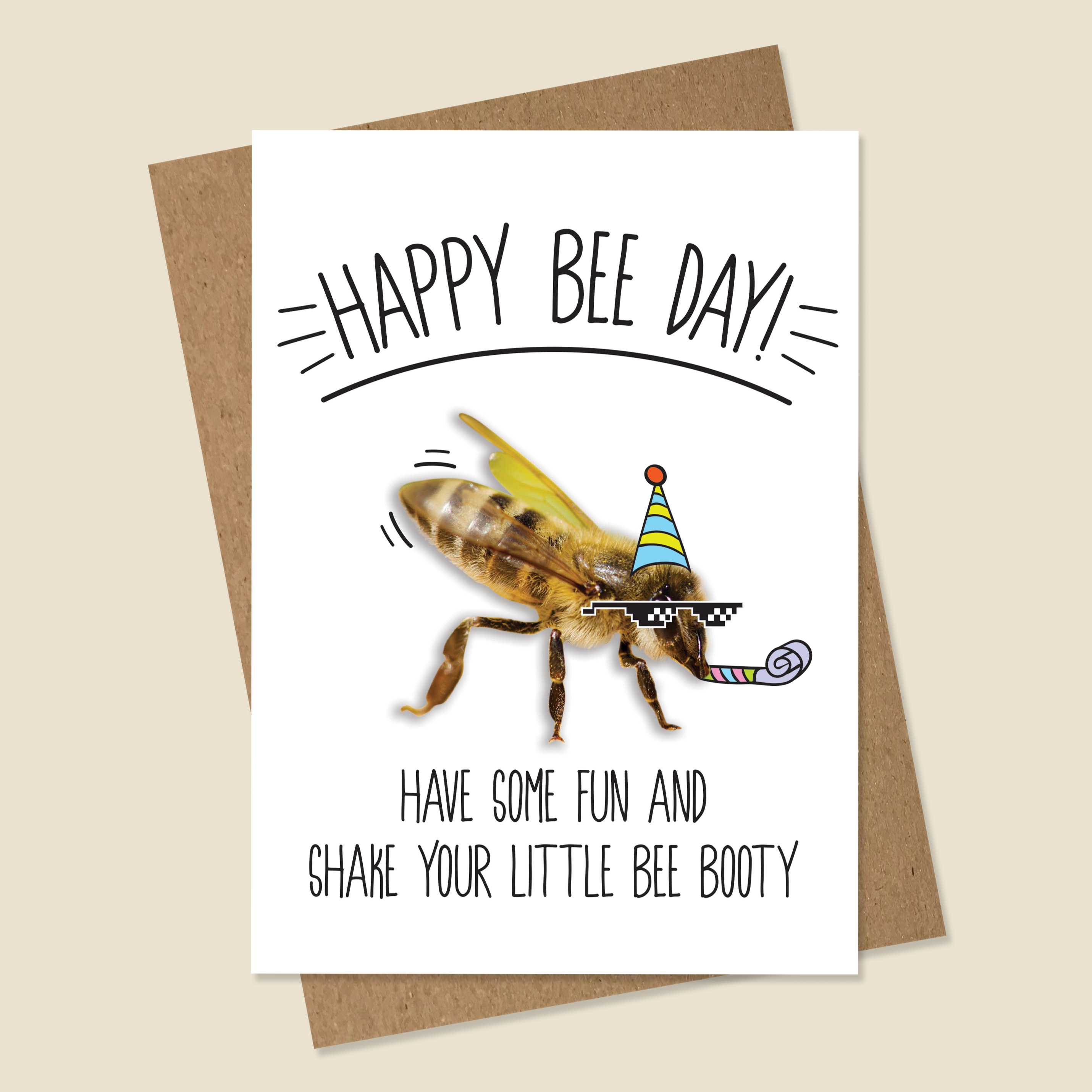 Bee Birthday Card