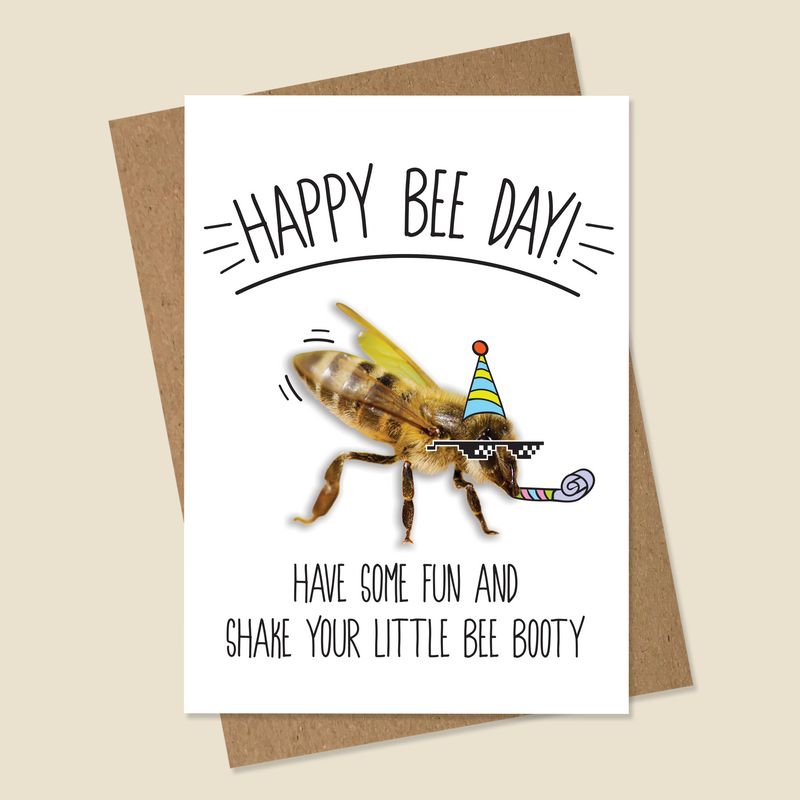 Bee Birthday Card