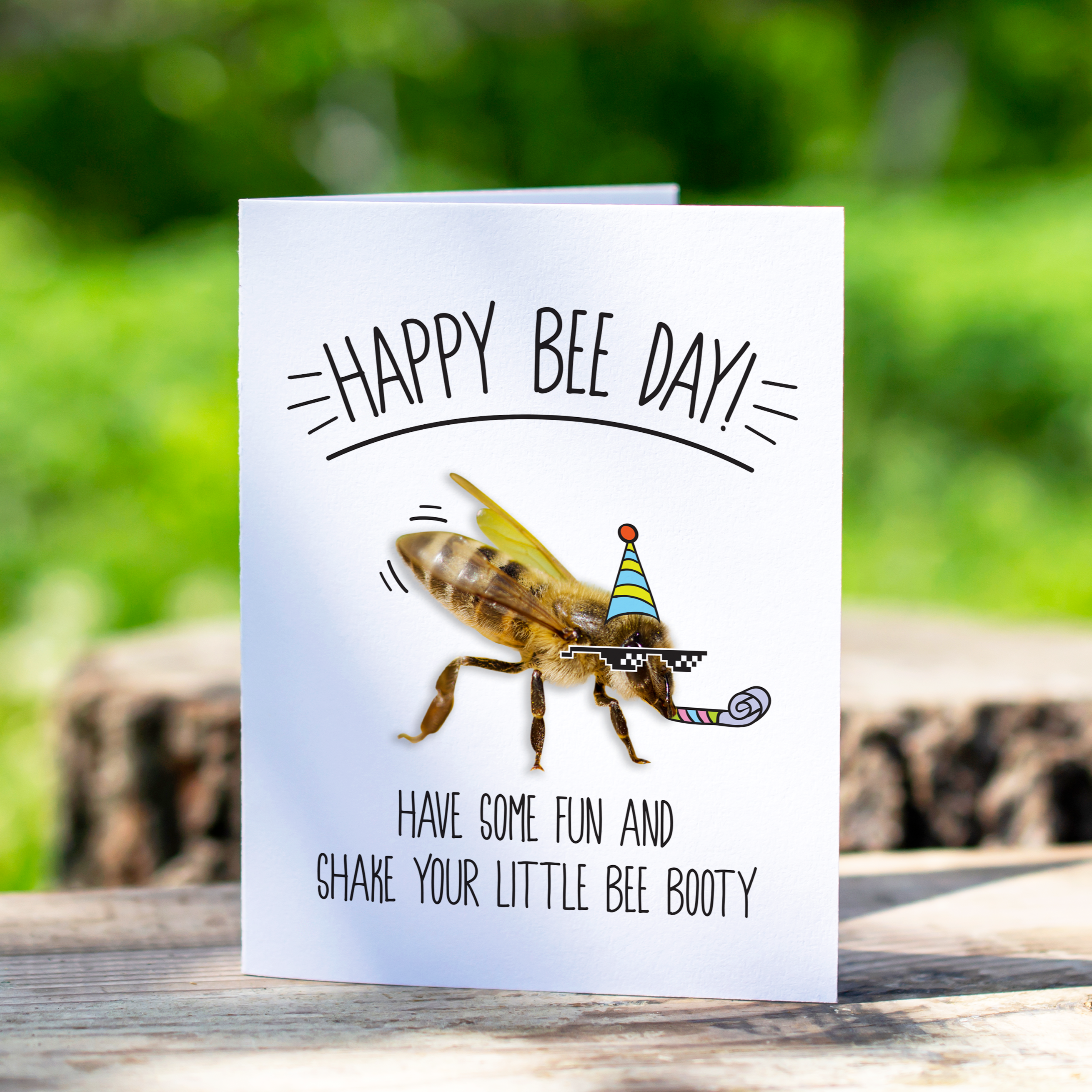 Bee Birthday Card