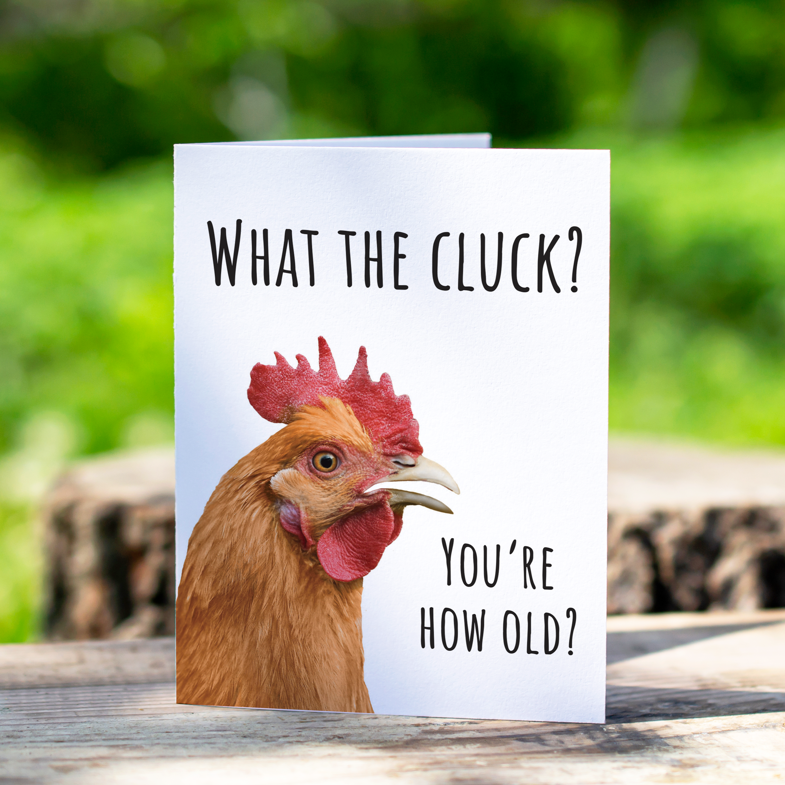 Chicken Birthday Card