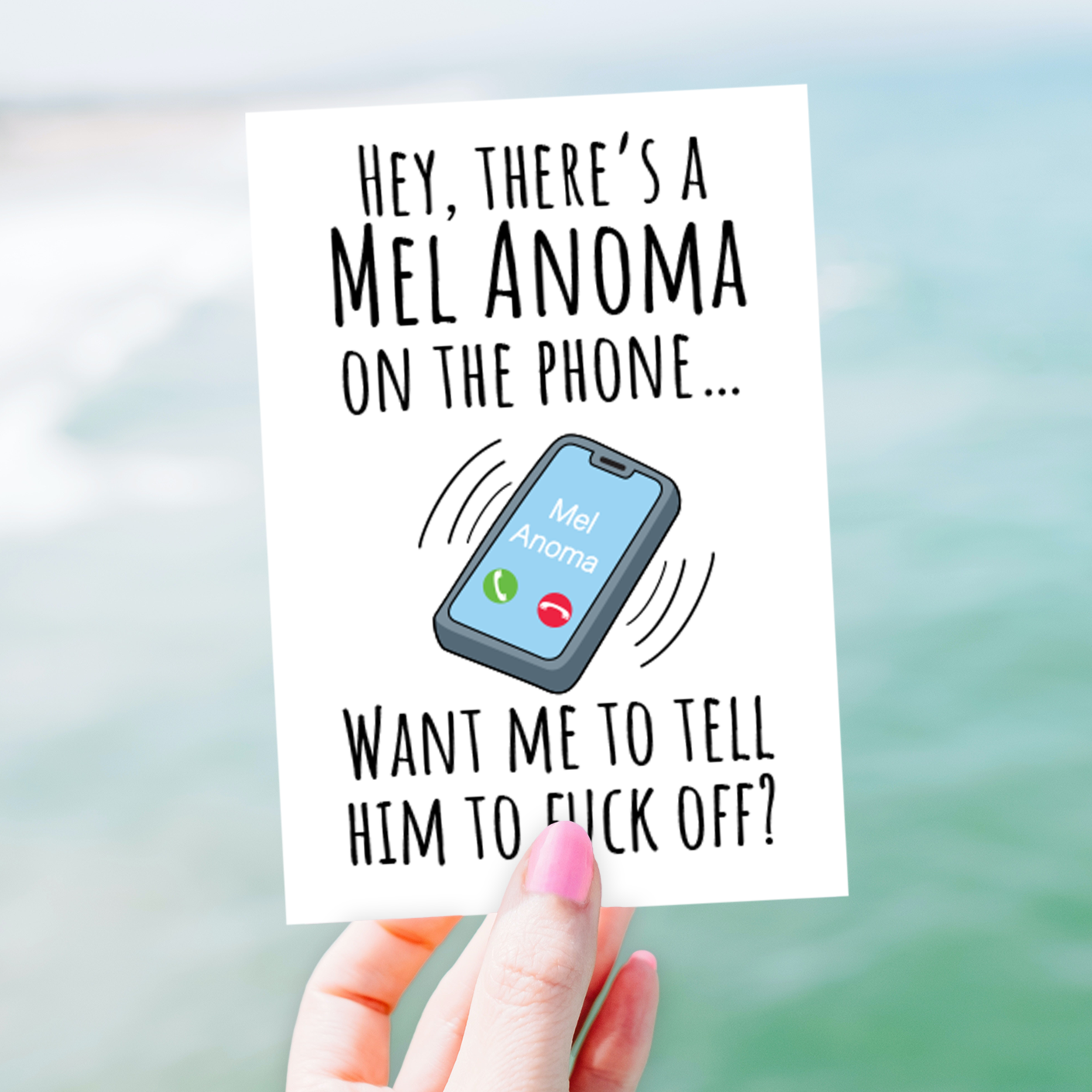Funny Cancer Card Melanoma