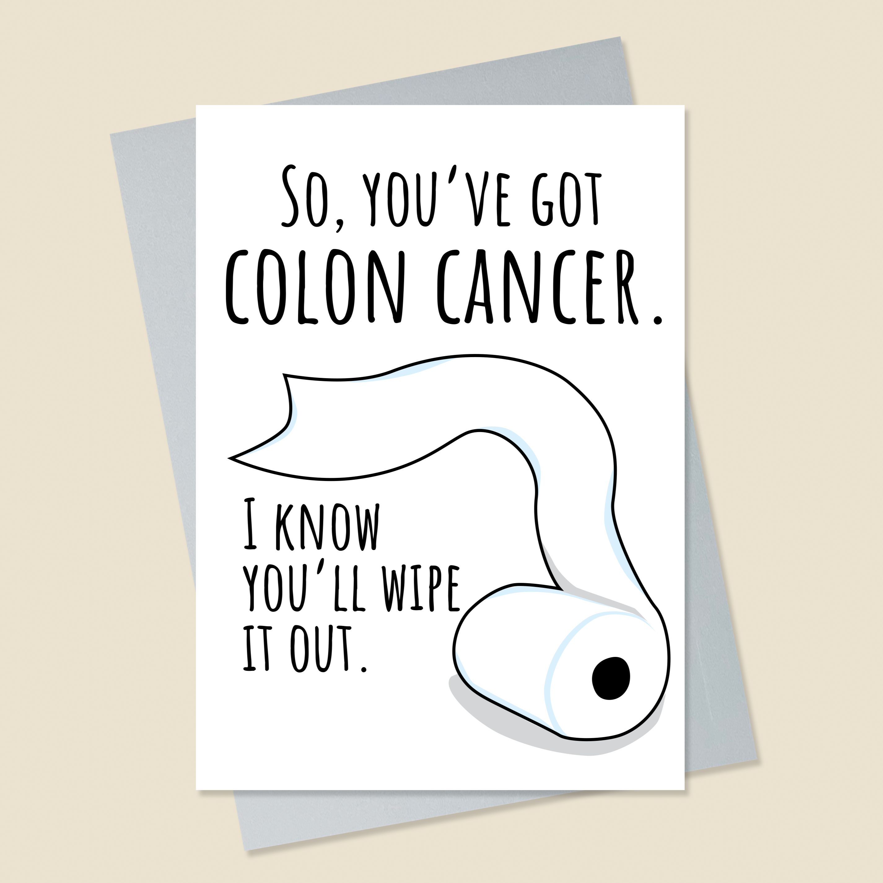 Cancer Card • Colon Cancer Wipe It Out