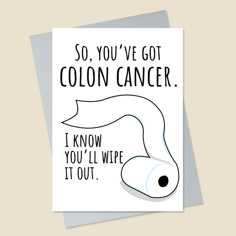 Cancer Card • Colon Cancer Wipe It Out