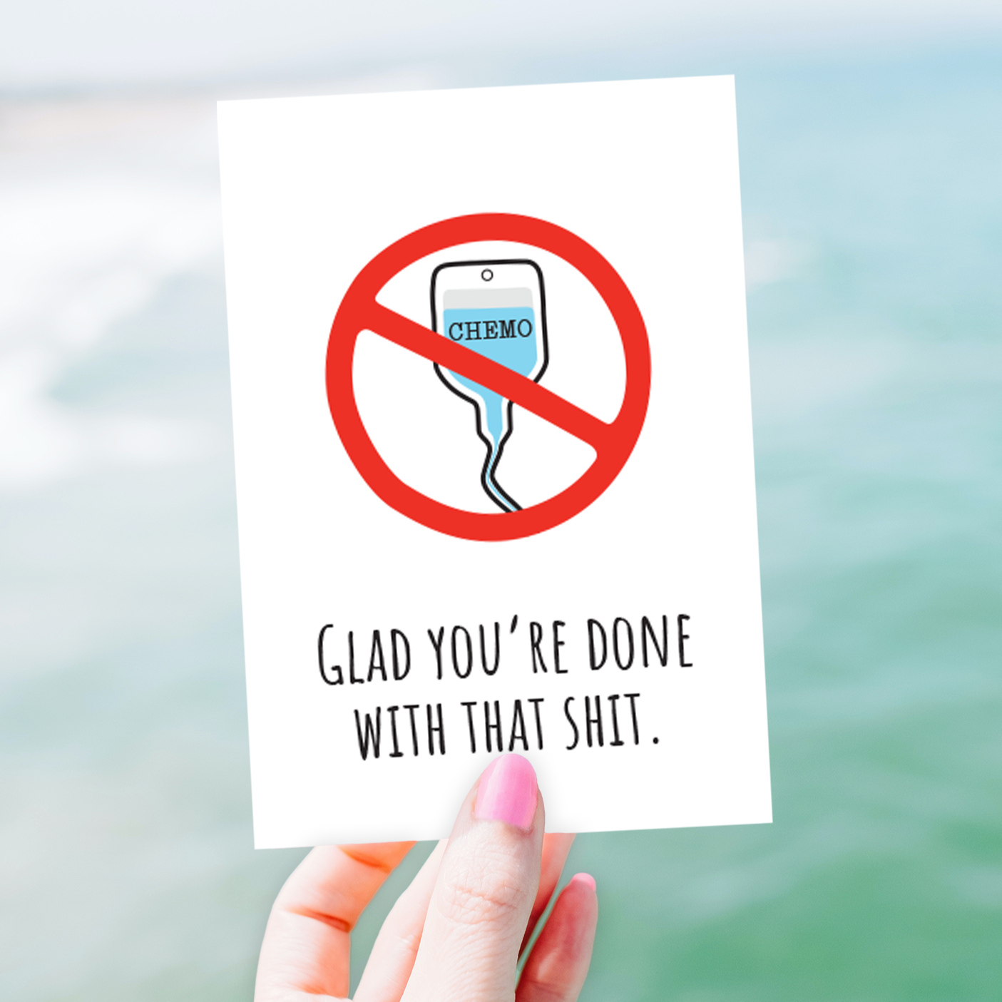 Done WIth Chemo Card