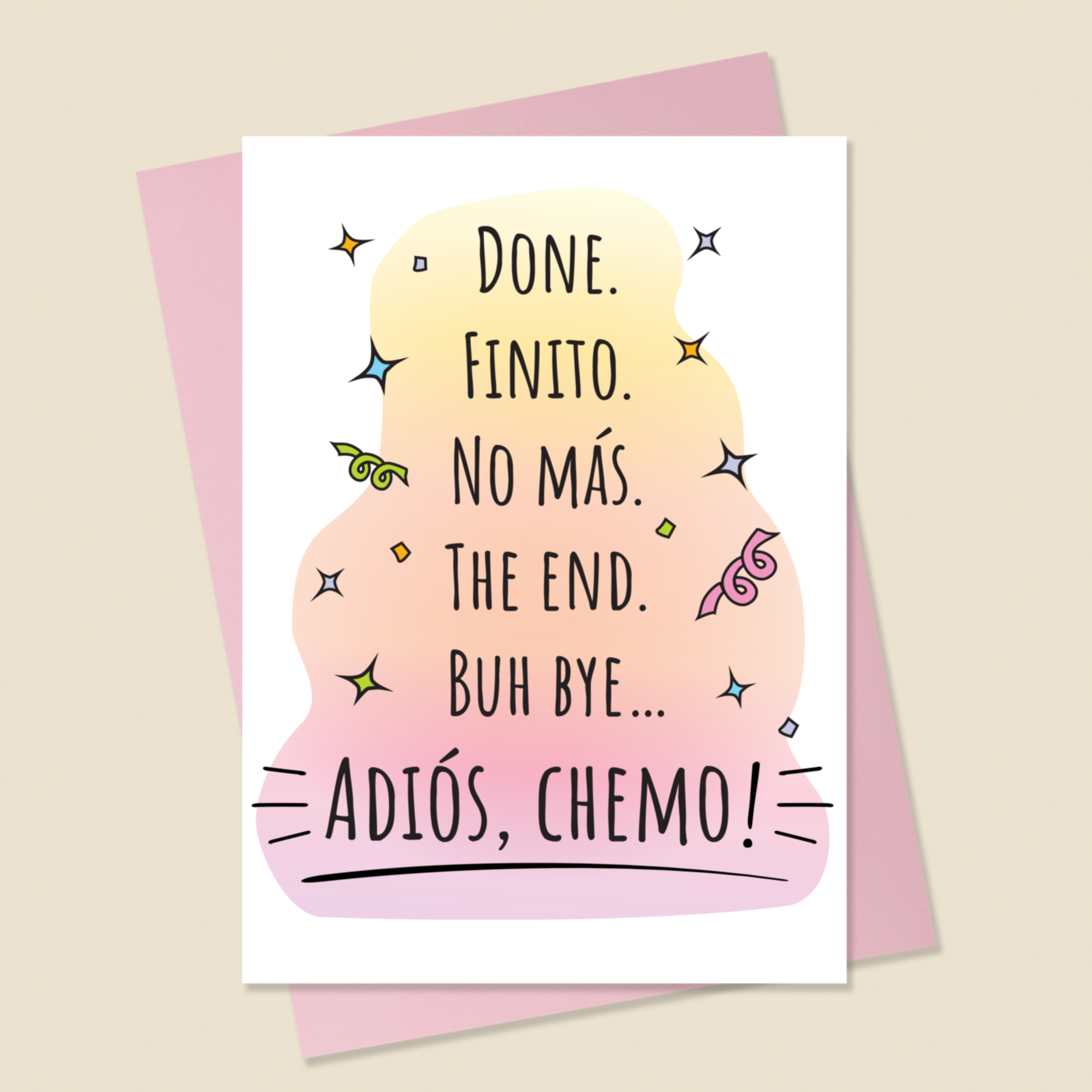 Done WIth Chemo Card