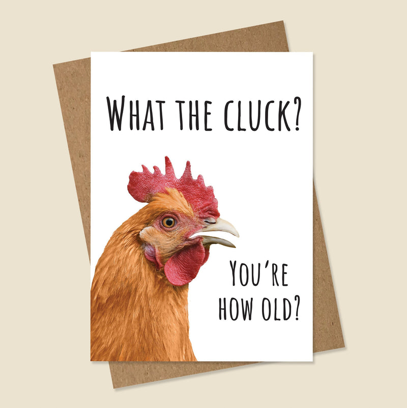 Chicken Birthday Card
