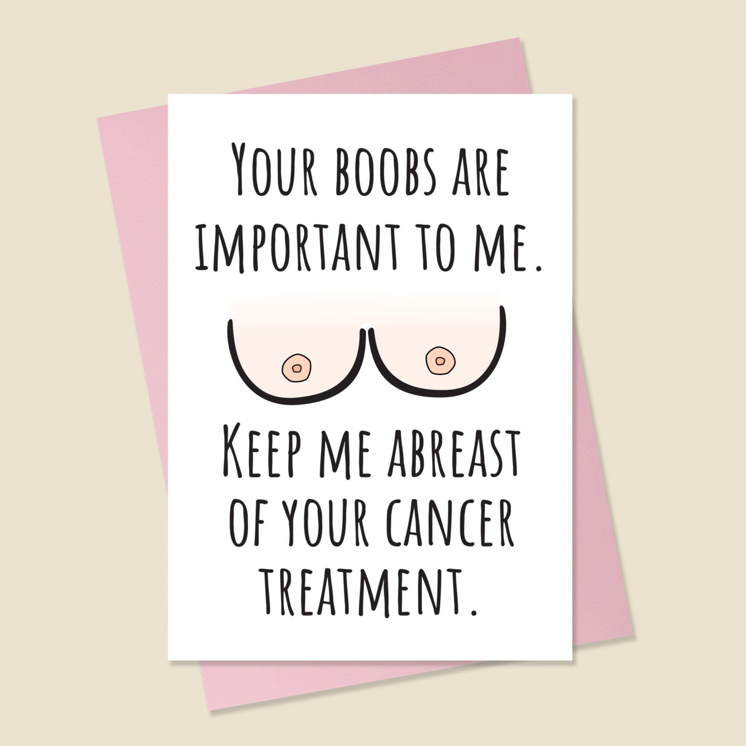 Funny Breast Cancer Card