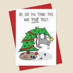 Cat Christmas Card