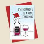 Wine Christmas Card