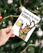 Christmas, Holiday Card • Reinbeer