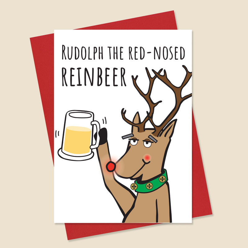 Reindeer Christmas Card