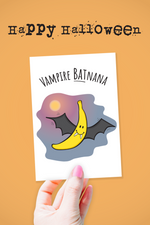 Halloween Card • Vampire Batnana