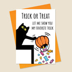 Cat Halloween Card