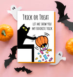 Halloween Card • Cat Trick or Treat