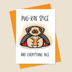 Pug Halloween Card