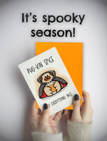 Halloween Card • Pug-kin Spice