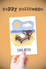 Halloween Card • Sand Witch