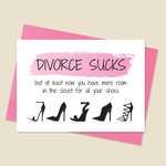 Divorce Sucks Card